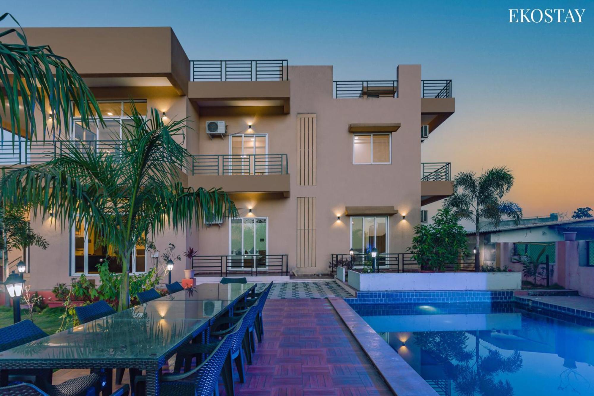 Eko Stay - Octagon Farms Villa Lonavala Ngoại thất bức ảnh